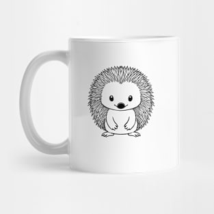 Cute Baby Echidna Animal Outline Mug